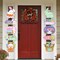 Easter Rainbow Party-Decorations Front-Porch Door Hanger-Decor - 2pcs Spring Bunny Egg Happy Easter Paper Signs Banners, Home Office Classroom Baby Shower Hanging Garland Supplies Burgleda